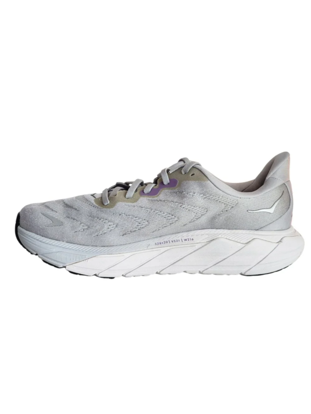 HOKA One One Women's Arahi 6 Athletic‎ Running Shoes Sneakers Light Gray Size 9